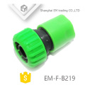 EM-F-B219 Green plastic hose connector for garden